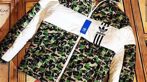 adidas bape camo jacket fake